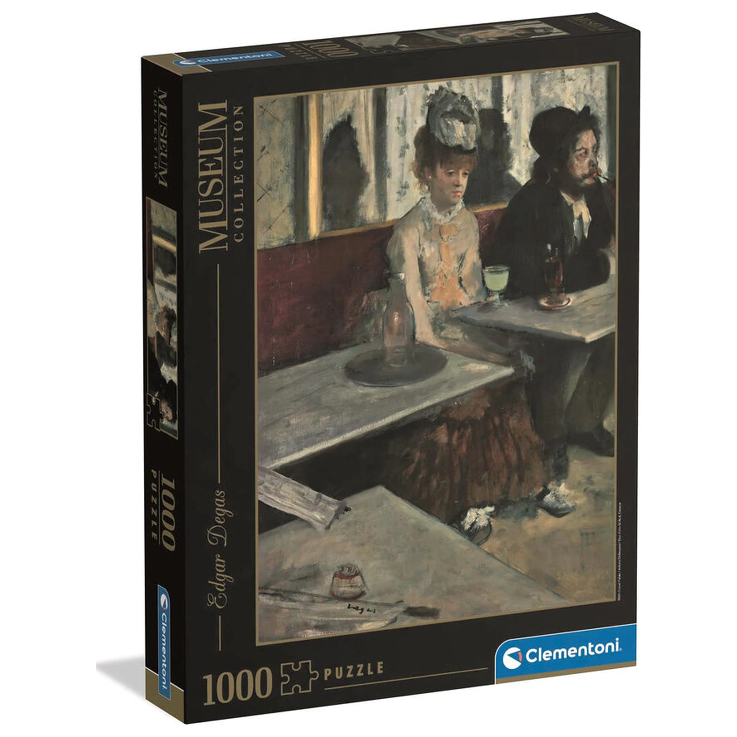 Museum Orsay Degas, "Dans Un Ca" puzzle 1000 kusov produktová fotografia