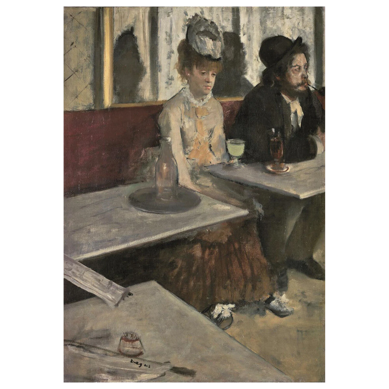 Museum Orsay Degas, "Dans Un Ca" puzzle 1000 kusov produktová fotografia