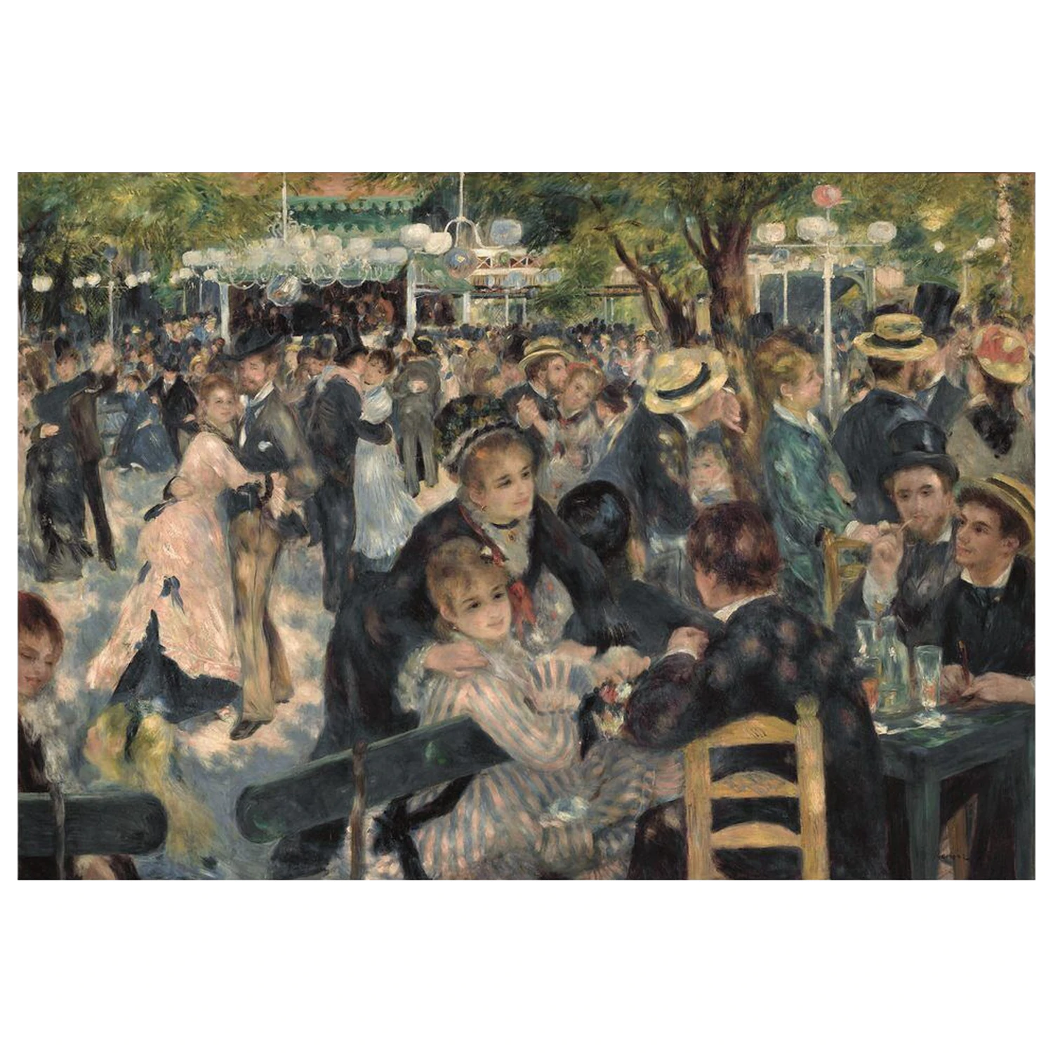 Museum Renoir-Bal Du Moulin De La G.M puzzle 1000 ks produktová fotografia