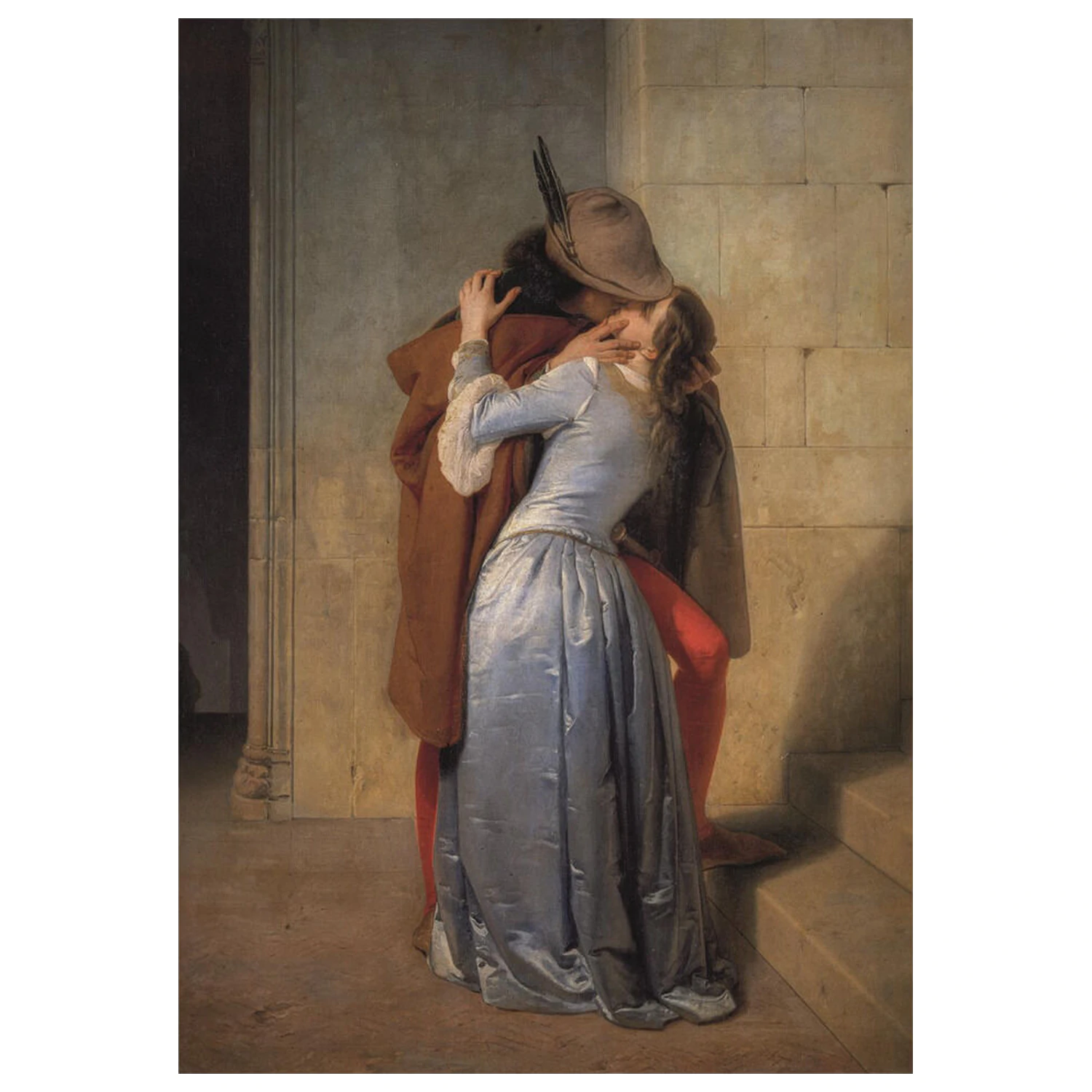 Museum The Kiss - Hayez puzzle 1000 kusov produktová fotografia