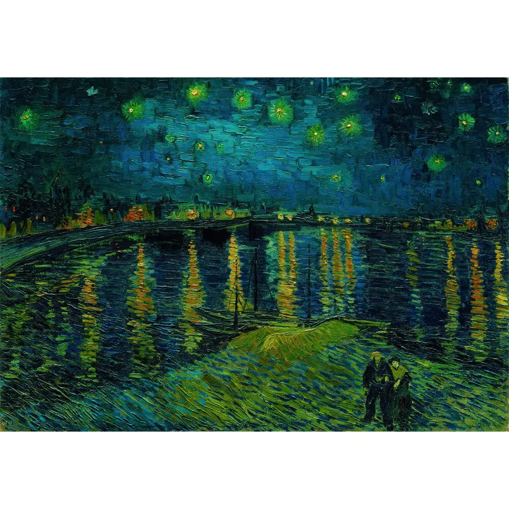 Museum Van Gogh Starry Night Over the Rhone puzzle 1000ks produktová fotografia