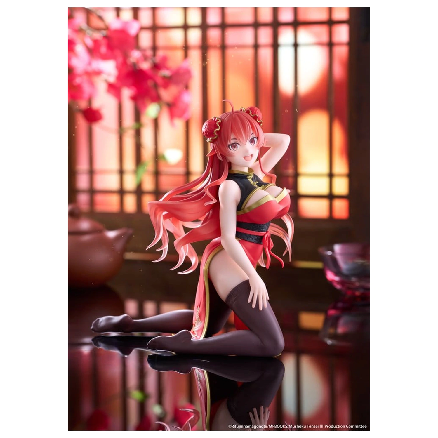 Mushoku Tensei: Jobless Reincarnation Desktop Cute PVC figúrka Eris Greyrat (Chinese Dress Ver.) 13 cm produktová fotografia