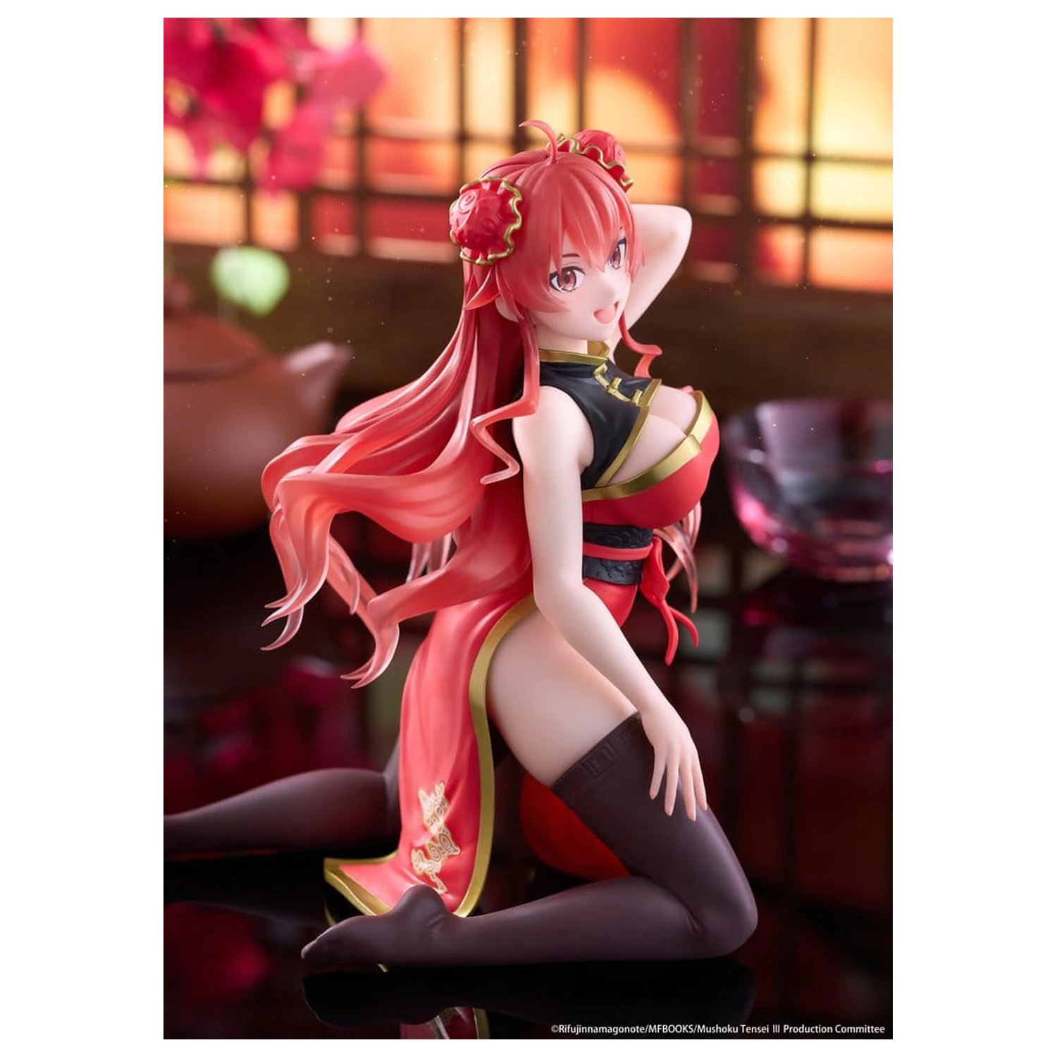 Mushoku Tensei: Jobless Reincarnation Desktop Cute PVC figúrka Eris Greyrat (Chinese Dress Ver.) 13 cm produktová fotografia