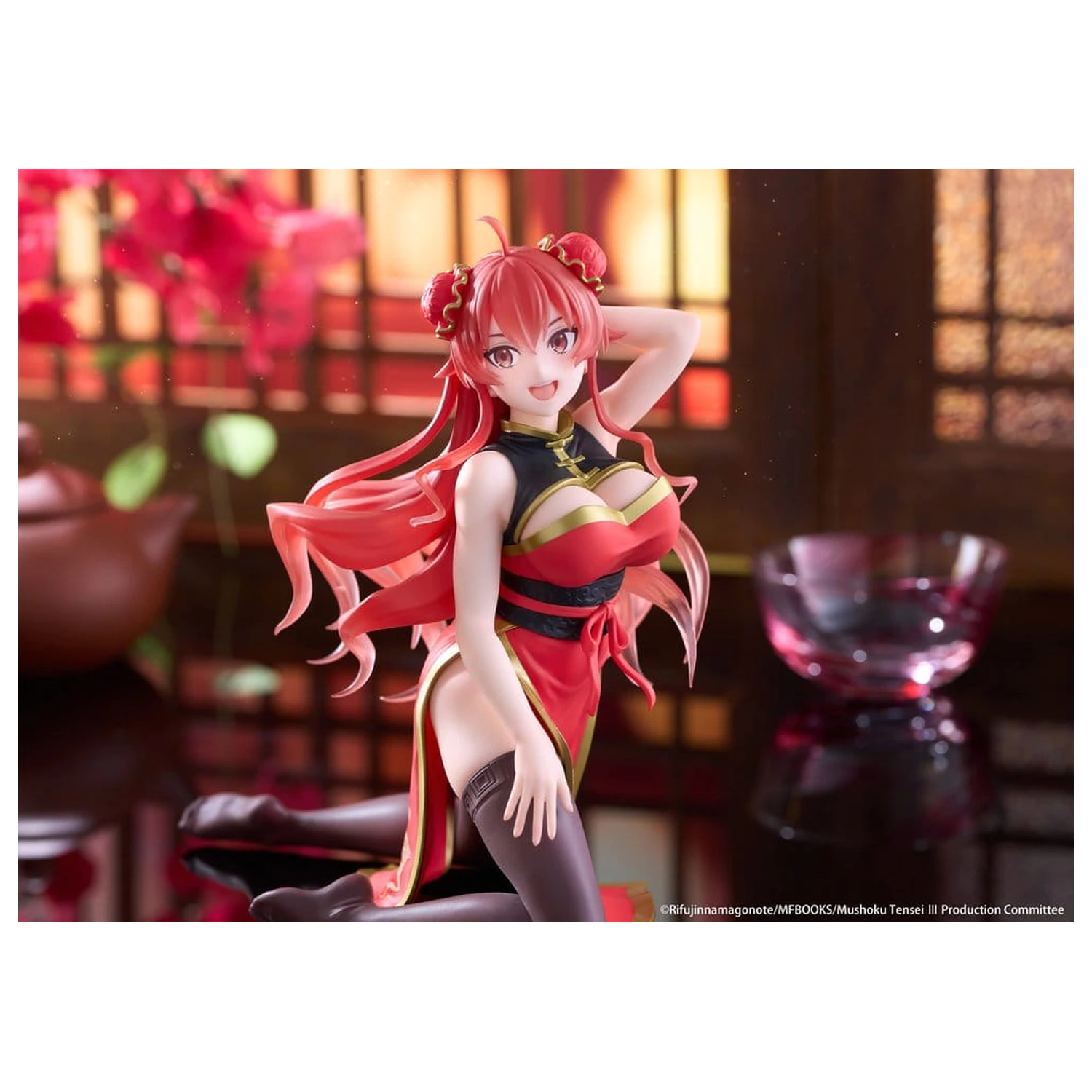 Mushoku Tensei: Jobless Reincarnation Desktop Cute PVC figúrka Eris Greyrat (Chinese Dress Ver.) 13 cm produktová fotografia