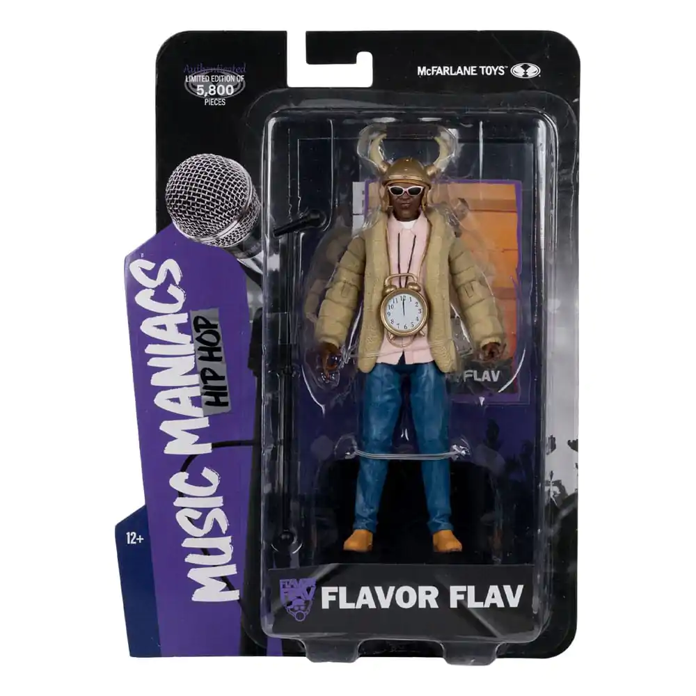 Music Maniacs Hip Hop Akčná Figúrka Flavor Flav 16 cm produktová fotografia