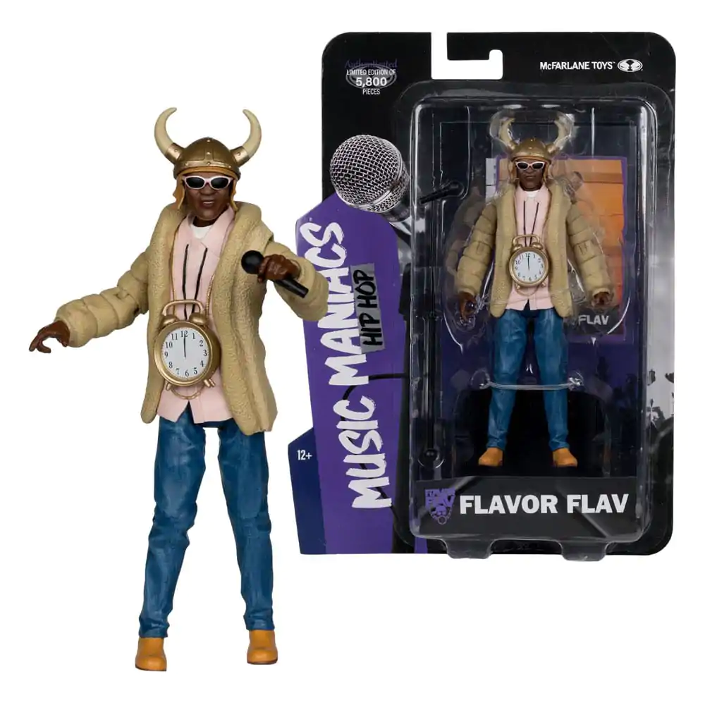 Music Maniacs Hip Hop Akčná Figúrka Flavor Flav 16 cm produktová fotografia