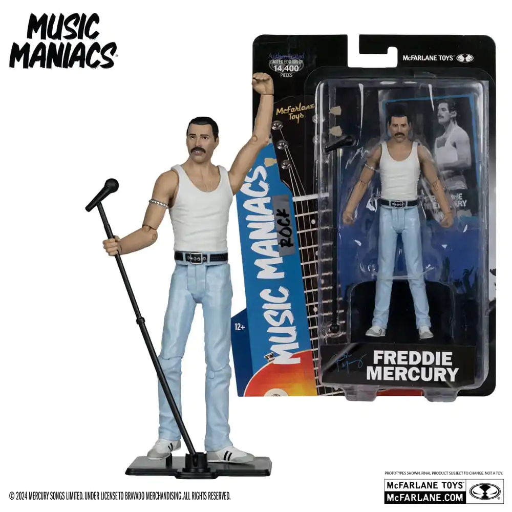 Music Maniacs Rock Akčná figúrka Freddie Mercury 15 cm termékfotó