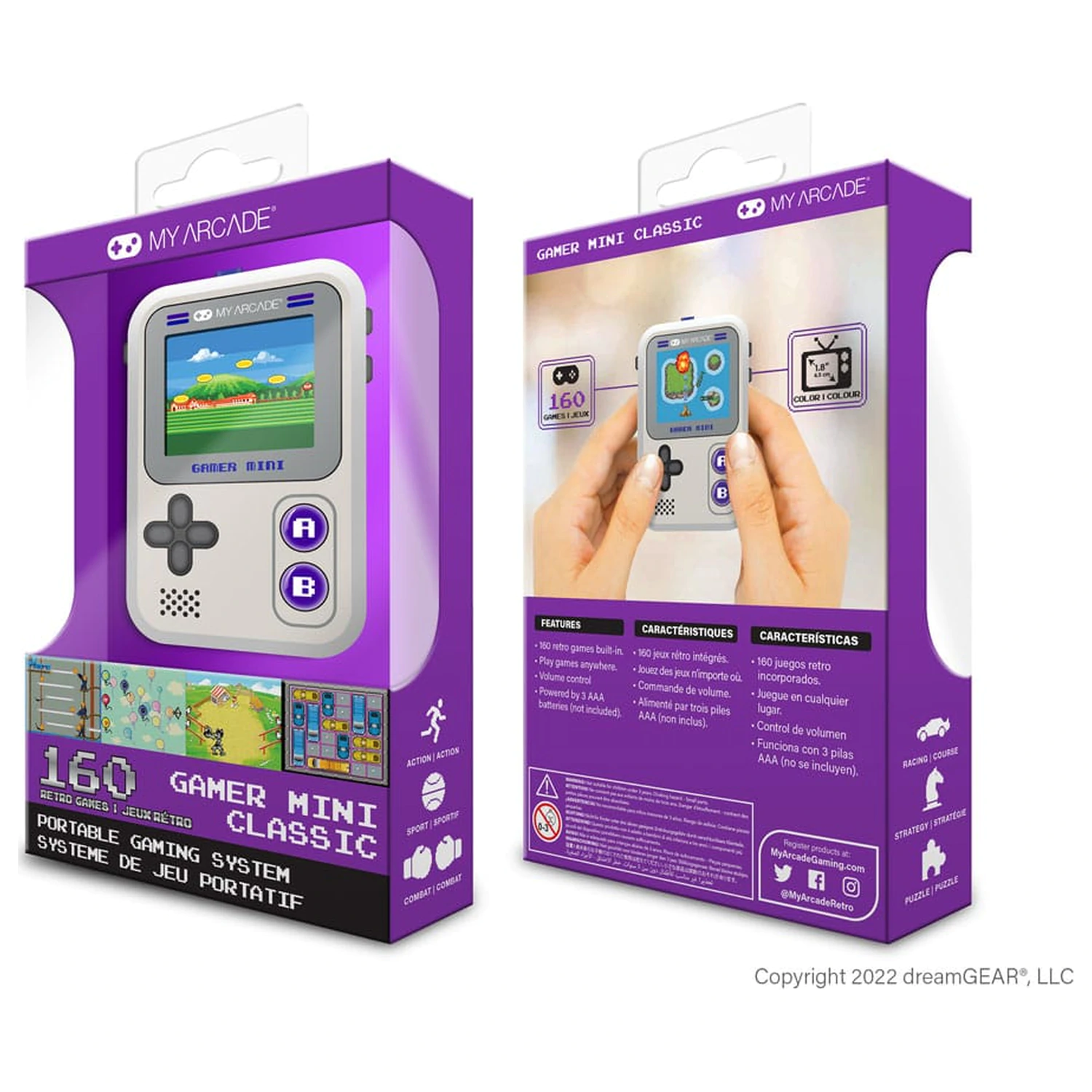 My Arcade Prenosný herný systém Gamer Mini Classic produktová fotografia