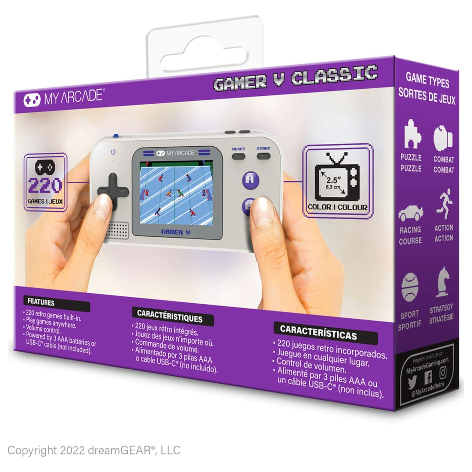 My Arcade Prenosný herný systém Gamer V Classic produktová fotografia