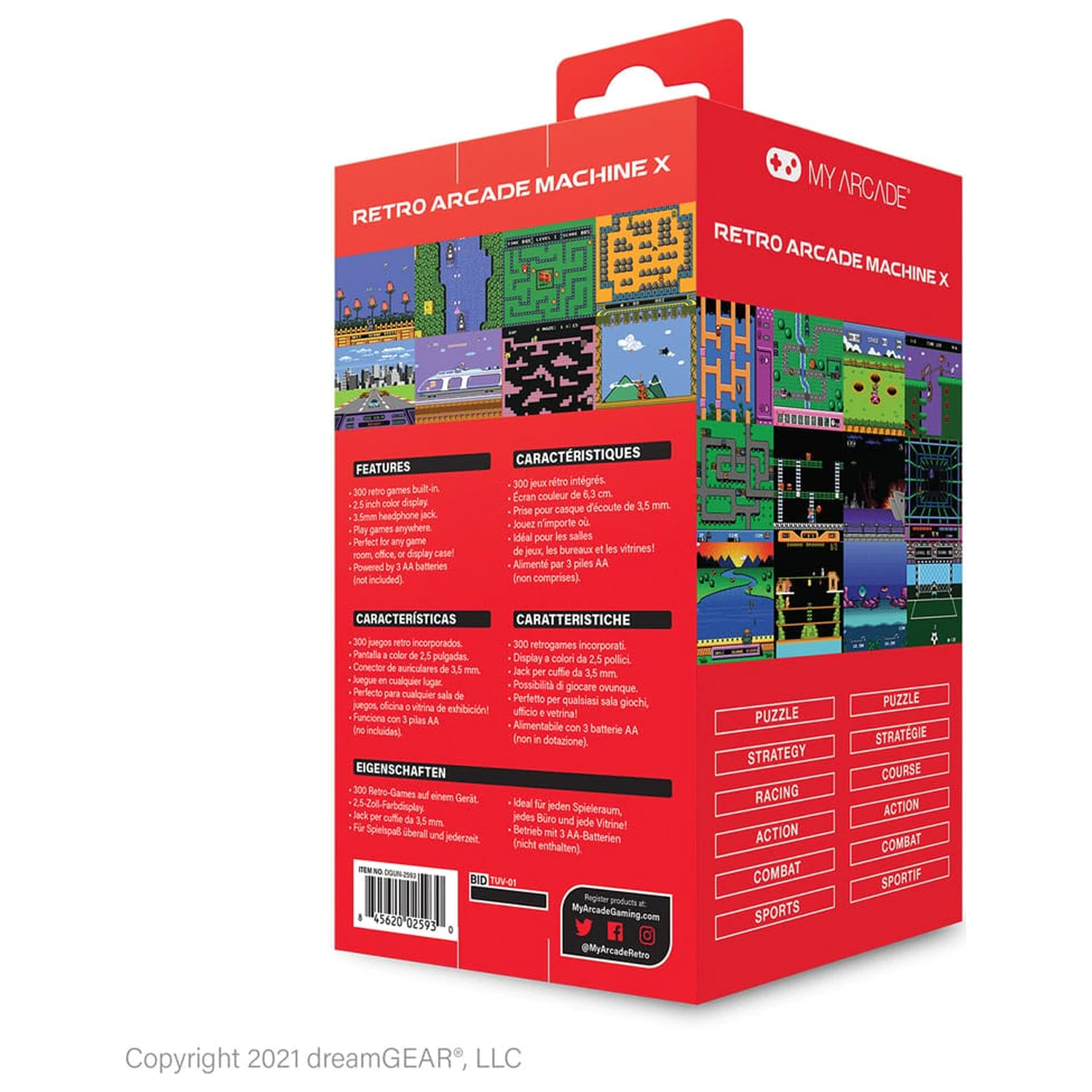 My Arcade Prenosný herný systém Retro Arcade Machine X produktová fotografia