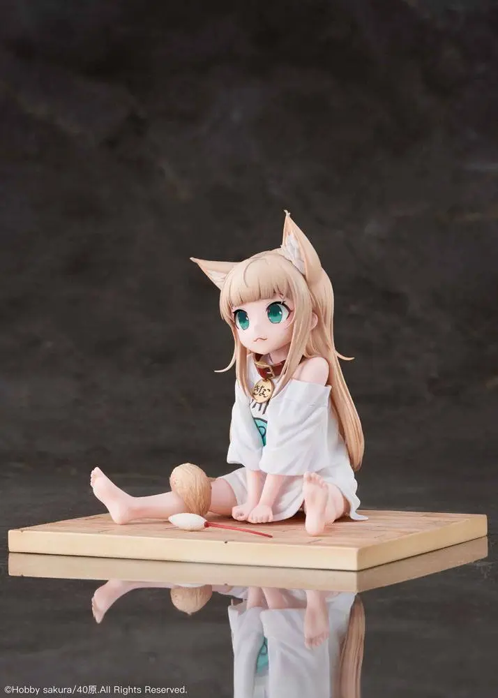 My Cat Is a Kawaii Girl PVC socha 1/6 Kinako sediaca s rybami Ver. 14 cm termékfotó