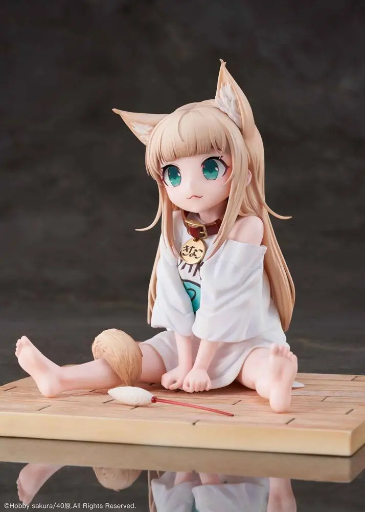 My Cat Is a Kawaii Girl PVC socha 1/6 Kinako sediaca s rybami Ver. 14 cm termékfotó