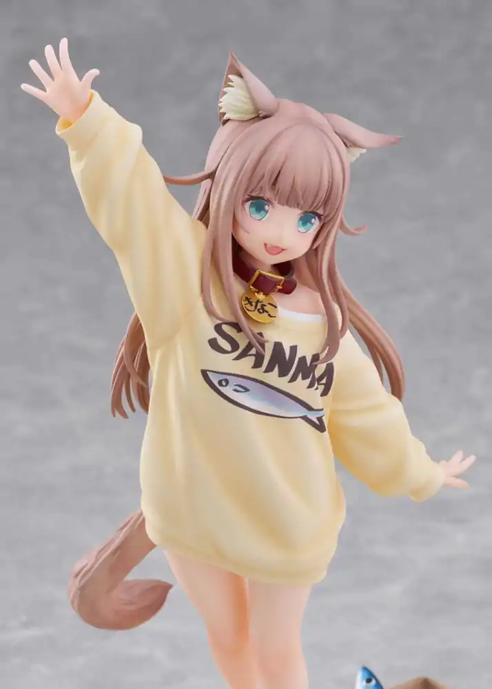 Soška Moja mačka je kawaii dievča 1/6 Kinako Play With Ver. AmiAmi Limited Edition 21 cm produktová fotografia