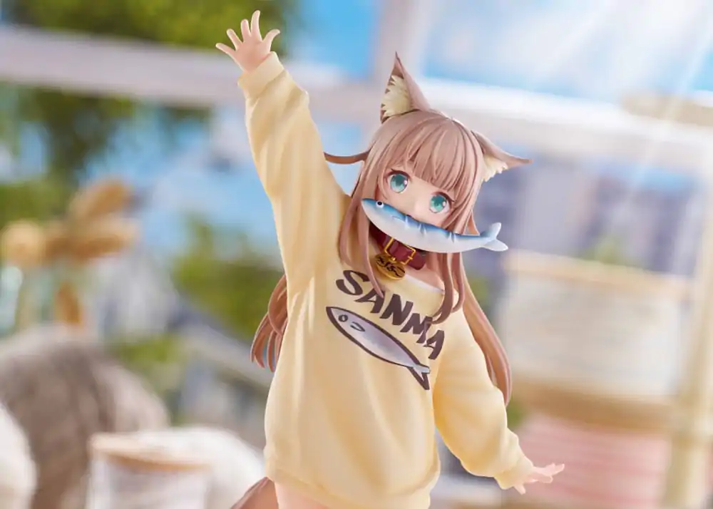 Soška Moja mačka je kawaii dievča 1/6 Kinako Play With Ver. AmiAmi Limited Edition 21 cm produktová fotografia