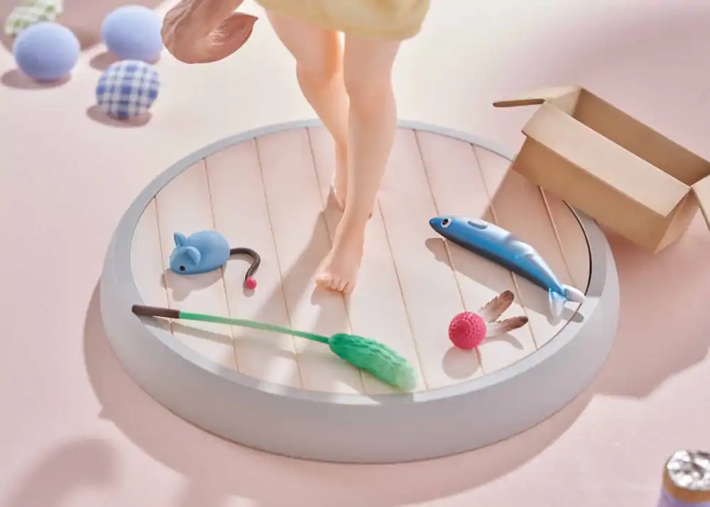 Soška Moja mačka je kawaii dievča 1/6 Kinako Play With Ver. AmiAmi Limited Edition 21 cm produktová fotografia