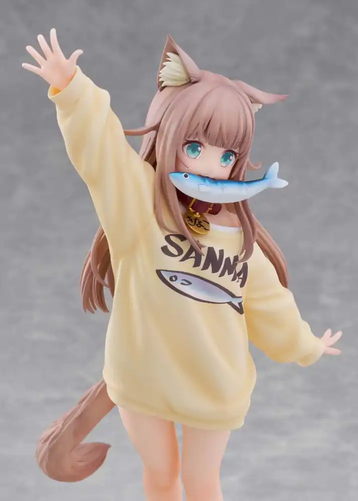 Soška Moja mačka je kawaii dievča 1/6 Kinako Play With Ver. AmiAmi Limited Edition 21 cm produktová fotografia