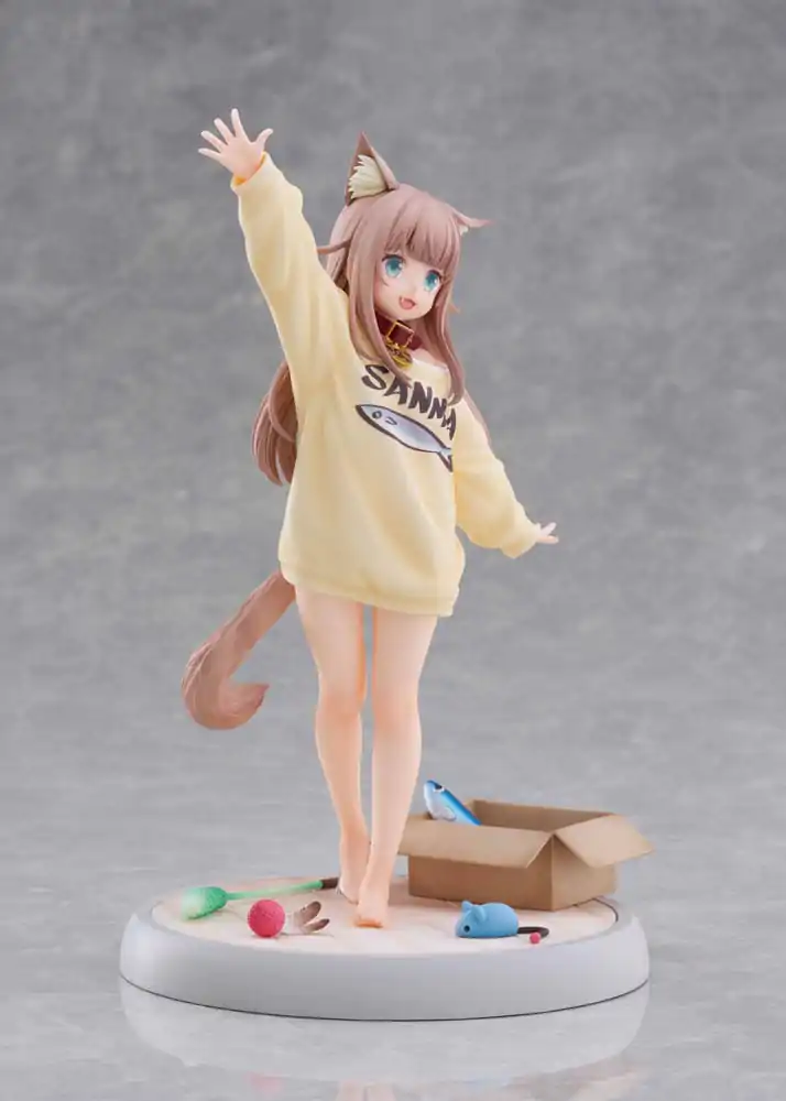 Soška Moja mačka je kawaii dievča 1/6 Kinako Play With Ver. AmiAmi Limited Edition 21 cm produktová fotografia