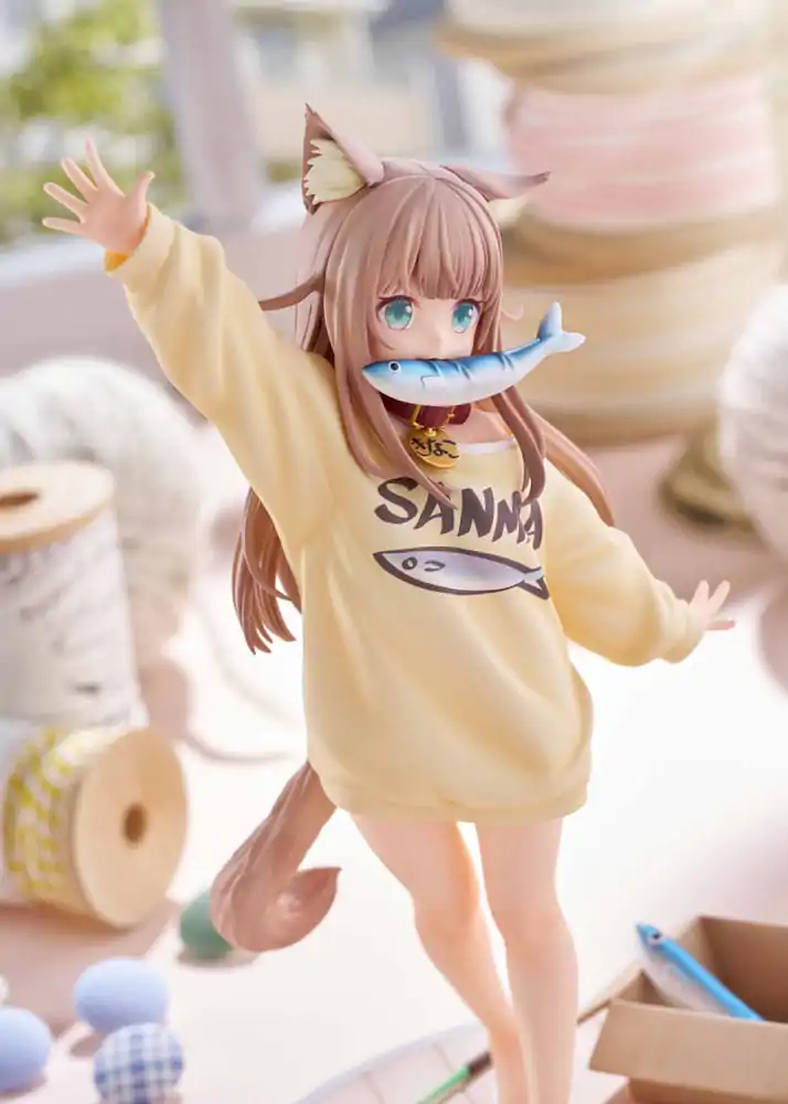 Soška Moja mačka je kawaii dievča 1/6 Kinako Play With Ver. AmiAmi Limited Edition 21 cm produktová fotografia