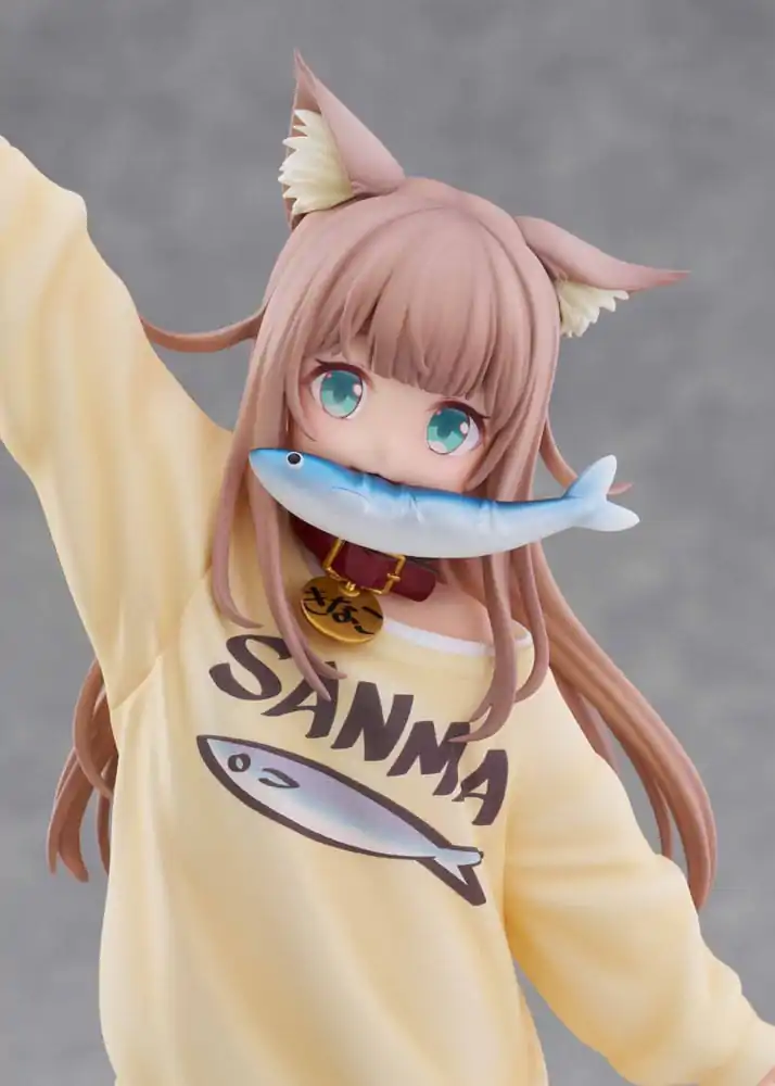 Soška Moja mačka je kawaii dievča 1/6 Kinako Play With Ver. AmiAmi Limited Edition 21 cm produktová fotografia