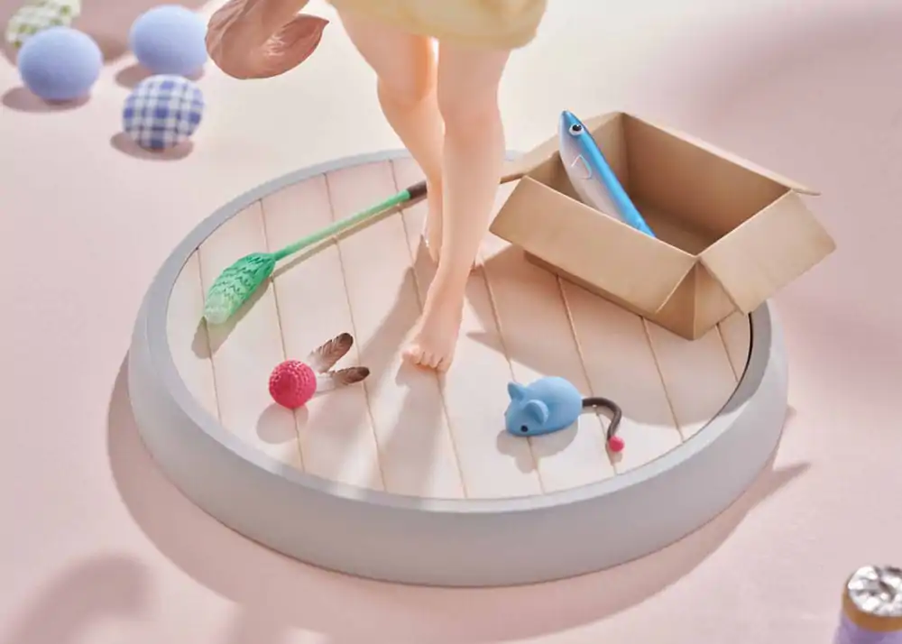 Soška Moja mačka je kawaii dievča 1/6 Kinako Play With Ver. AmiAmi Limited Edition 21 cm produktová fotografia