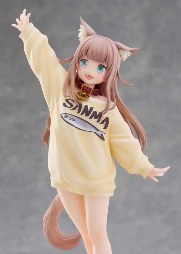 Soška Moja mačka je kawaii dievča 1/6 Kinako Play With Ver. AmiAmi Limited Edition 21 cm produktová fotografia