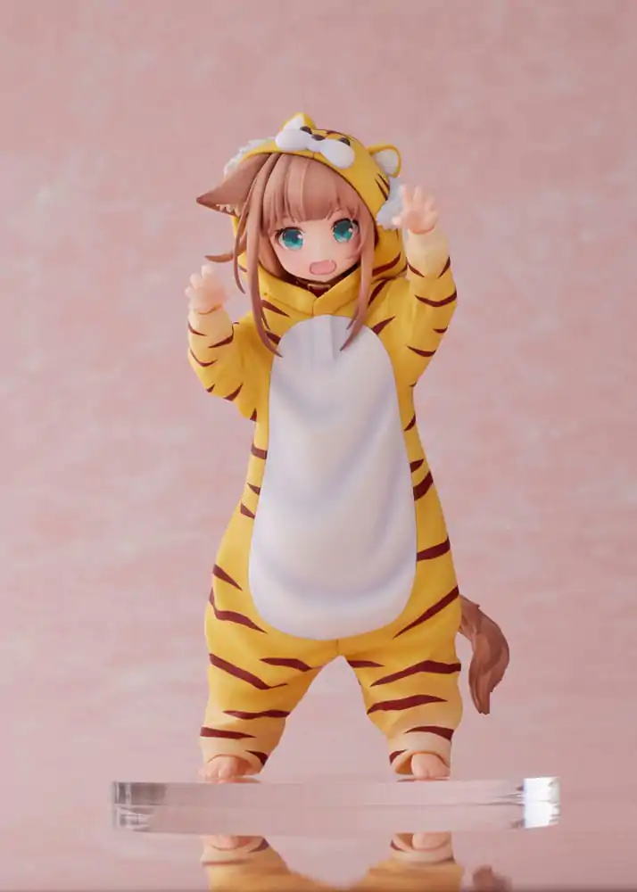 My Cat Is a Kawaii Girl Statue Palette Dress-Up Collection: Tora Kinako 15 cm termékfotó