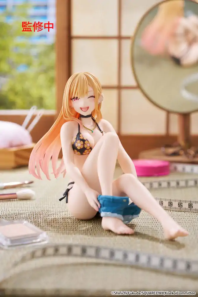 My Dress-Up Darling PVC Socha Desktop Cute Figure Marin Kitagawa Measured Swimsuit Ver. 13 cm produktová fotografia