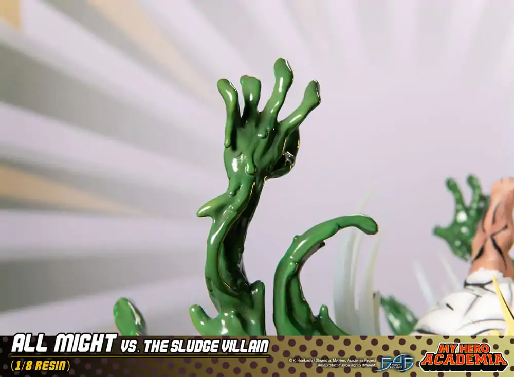 My Hero Academia Diorama All Might Vs. the Sludge Villain 30 cm produktová fotografia