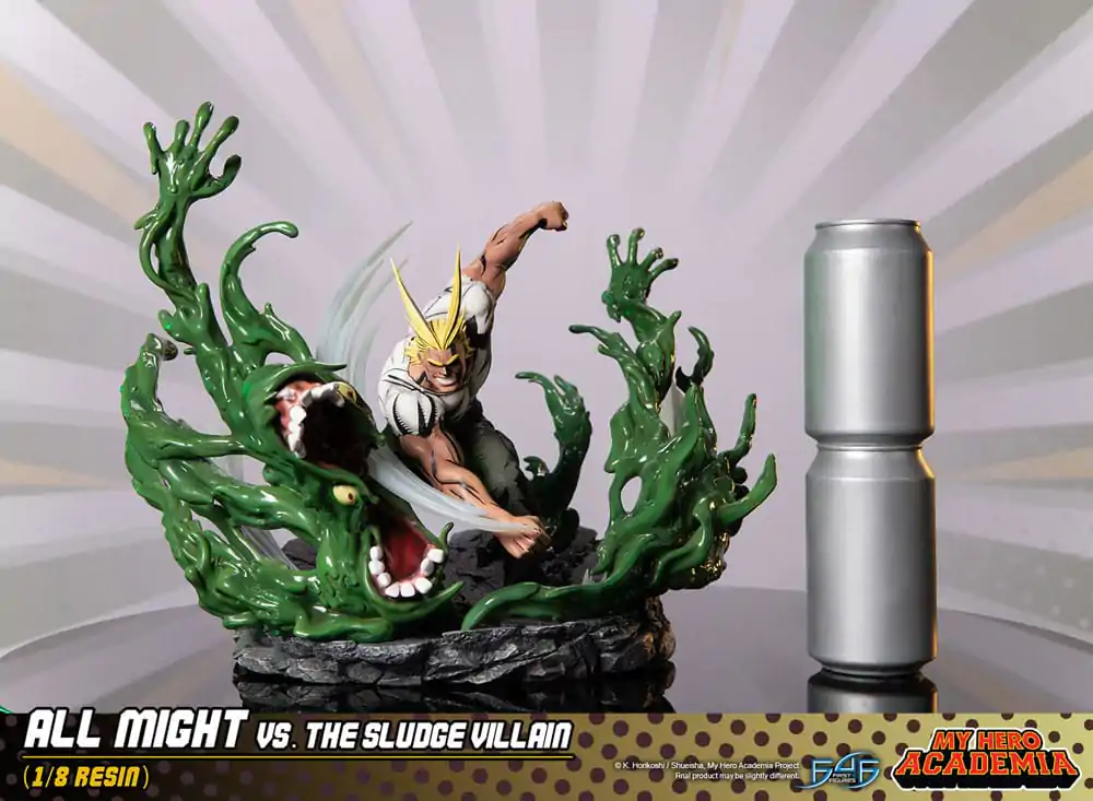 My Hero Academia Diorama All Might Vs. the Sludge Villain 30 cm produktová fotografia