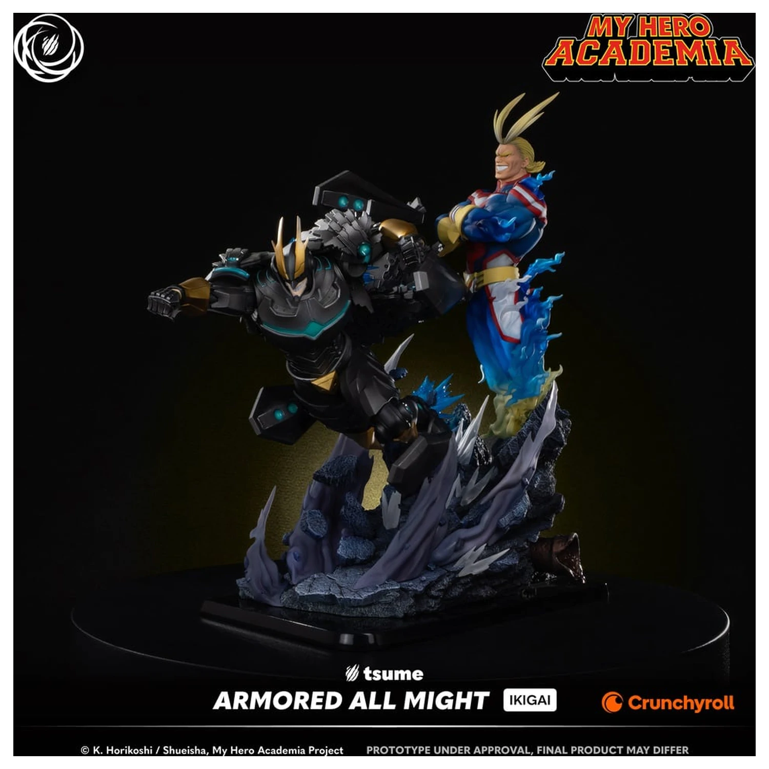My Hero Academia Armored All Might socha Ikigai 1/6 od Tsume 48cm produktová fotografia