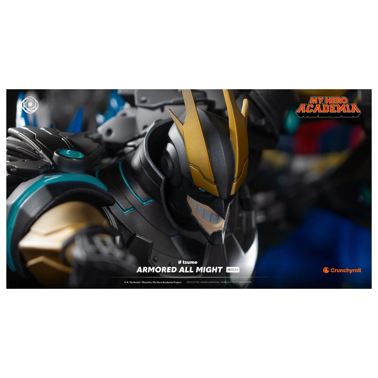 My Hero Academia Armored All Might socha Ikigai 1/6 od Tsume 48cm produktová fotografia