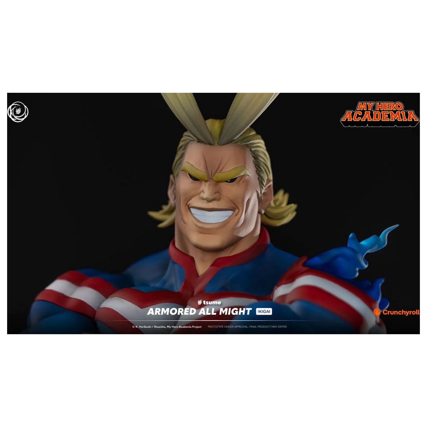 My Hero Academia Armored All Might socha Ikigai 1/6 od Tsume 48cm produktová fotografia