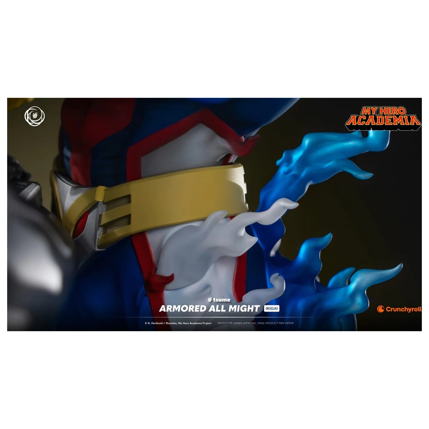 My Hero Academia Armored All Might socha Ikigai 1/6 od Tsume 48cm produktová fotografia