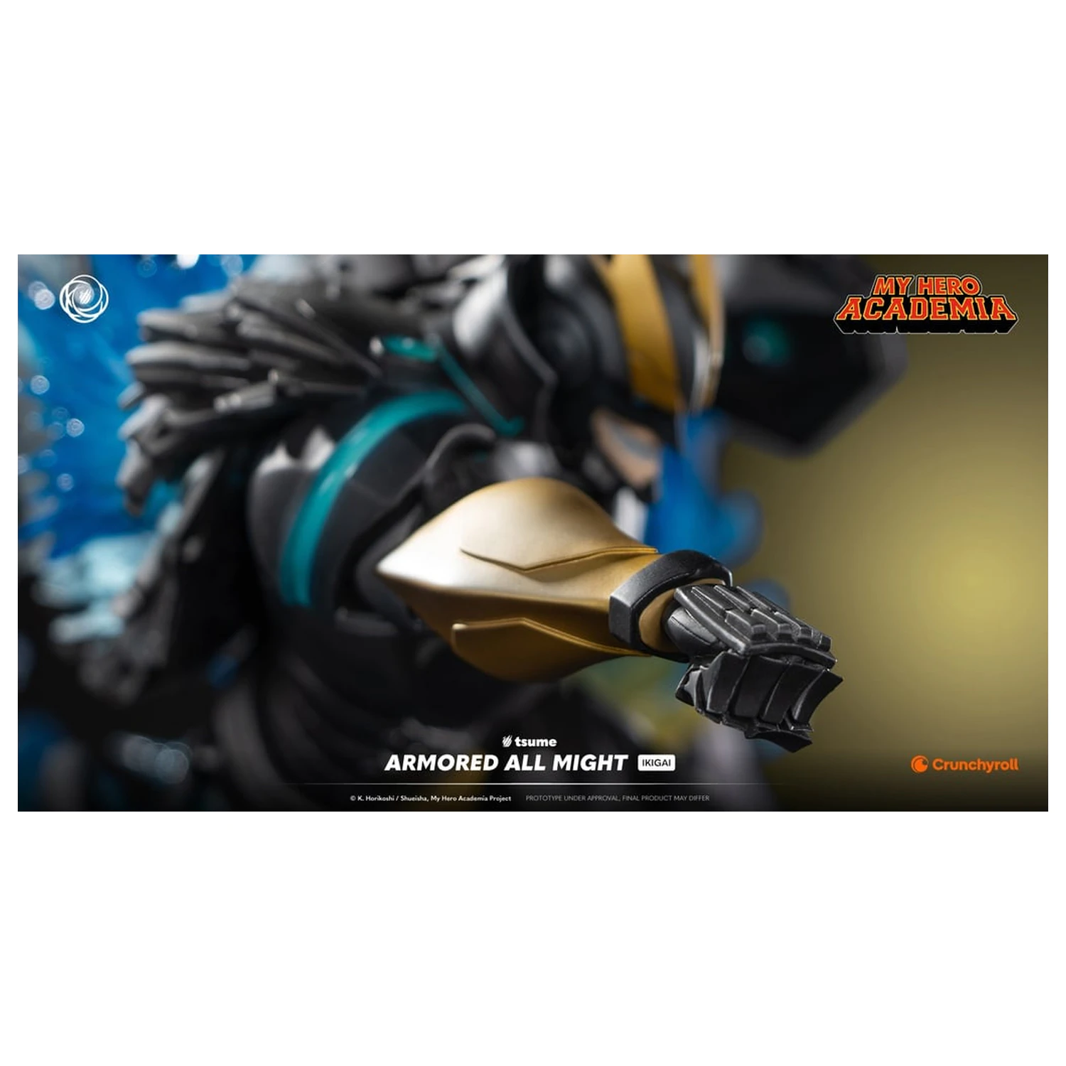 My Hero Academia Armored All Might socha Ikigai 1/6 od Tsume 48cm produktová fotografia
