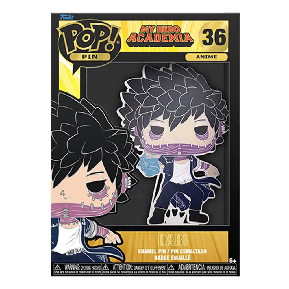 My Hero Academia POP! Smaltovaný odznak Dabi 10 cm produktová fotografia