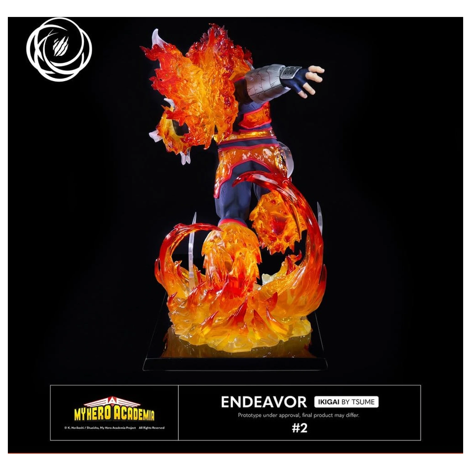 My Hero Academia IKIGAI Figúrka 1/6 Endeavor produktová fotografia