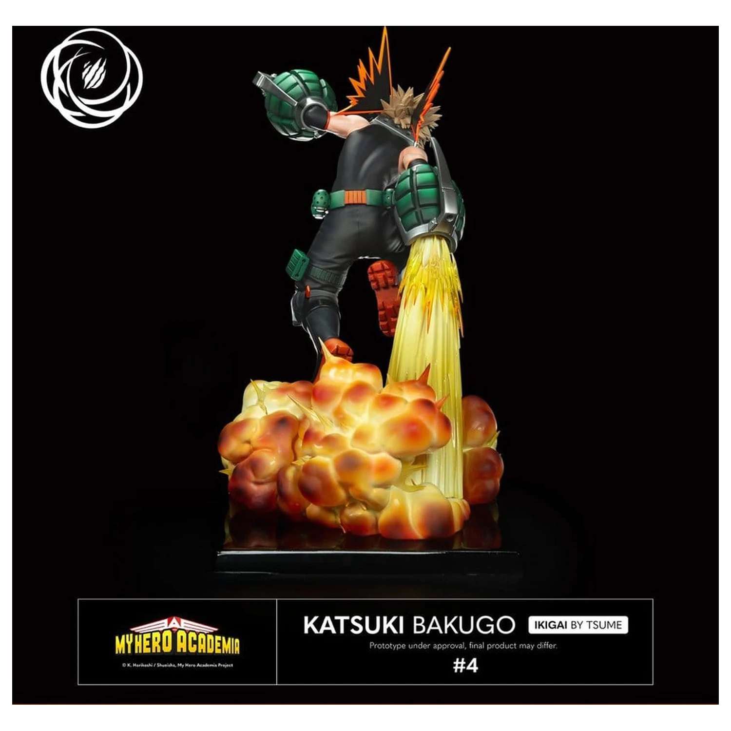 My Hero Academia IKIGAI Figúrka 1/6 Katsuki Bakugo produktová fotografia