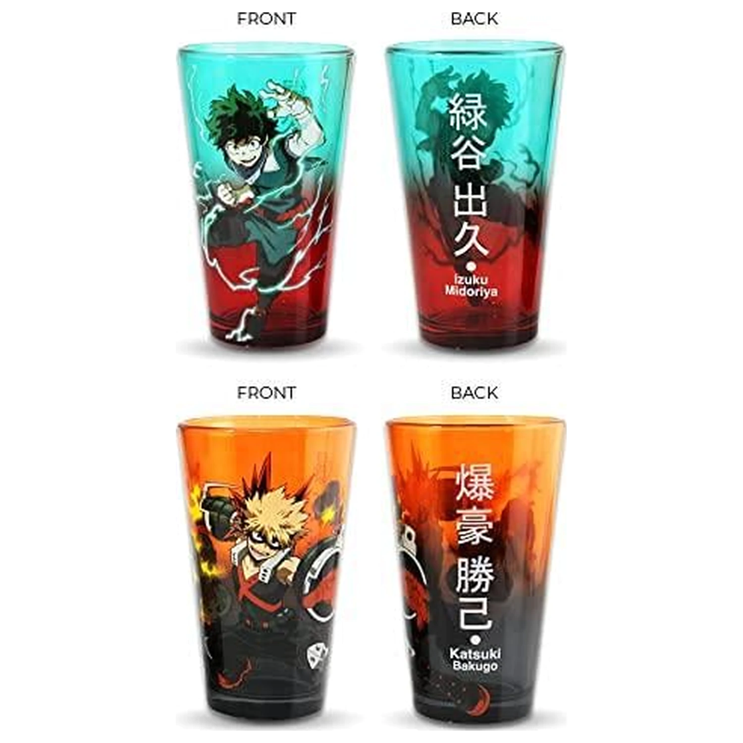 My Hero Academia Izuku & Bakugo balenie 2 ks 450ml pohárov produktová fotografia
