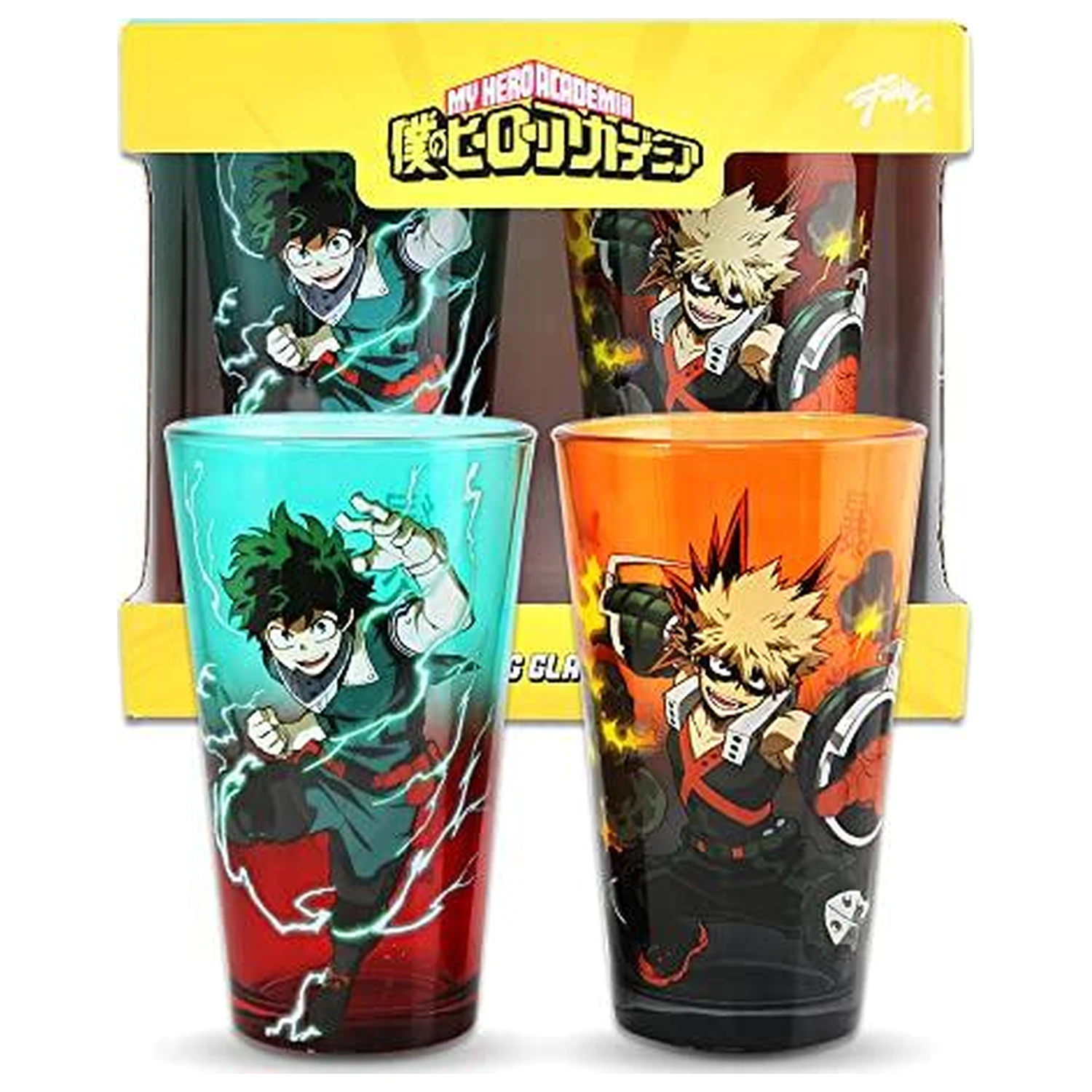 My Hero Academia Izuku & Bakugo balenie 2 ks 450ml pohárov produktová fotografia