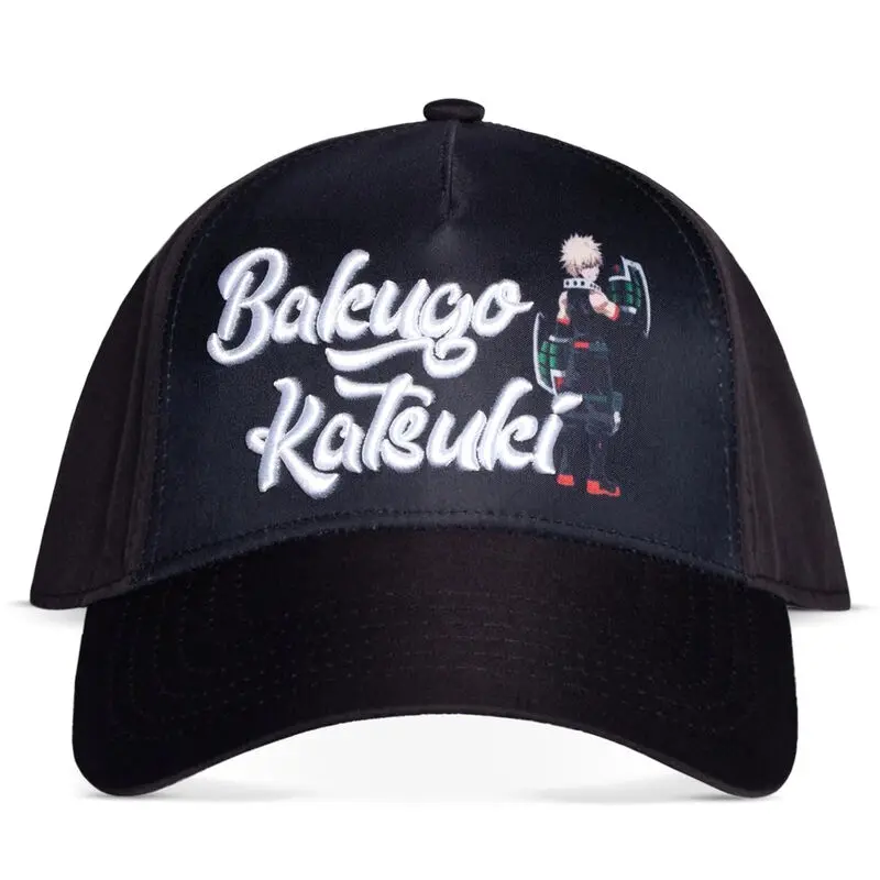 My Hero Academia zakrivený šilt Cap Katsuki Bakugo 3D Logo termékfotó