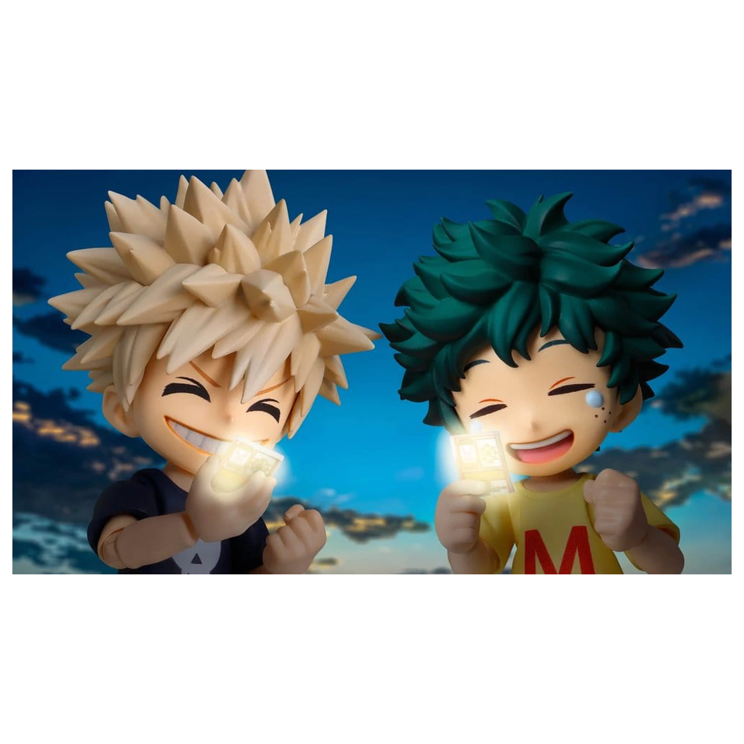 My Hero Academia S.H.Figuarts Akčná figúrka Izuku Midoriya & Katsuki Bakugo -Childhood Set- 9 cm produktová fotografia