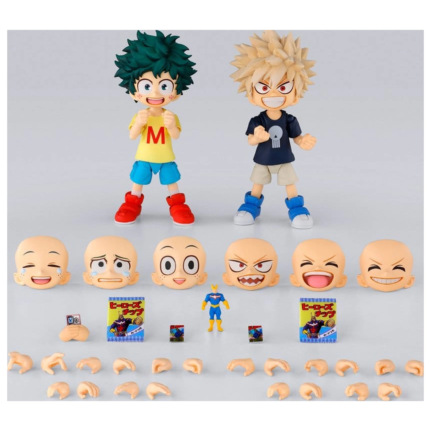 My Hero Academia S.H.Figuarts Akčná figúrka Izuku Midoriya & Katsuki Bakugo -Childhood Set- 9 cm produktová fotografia