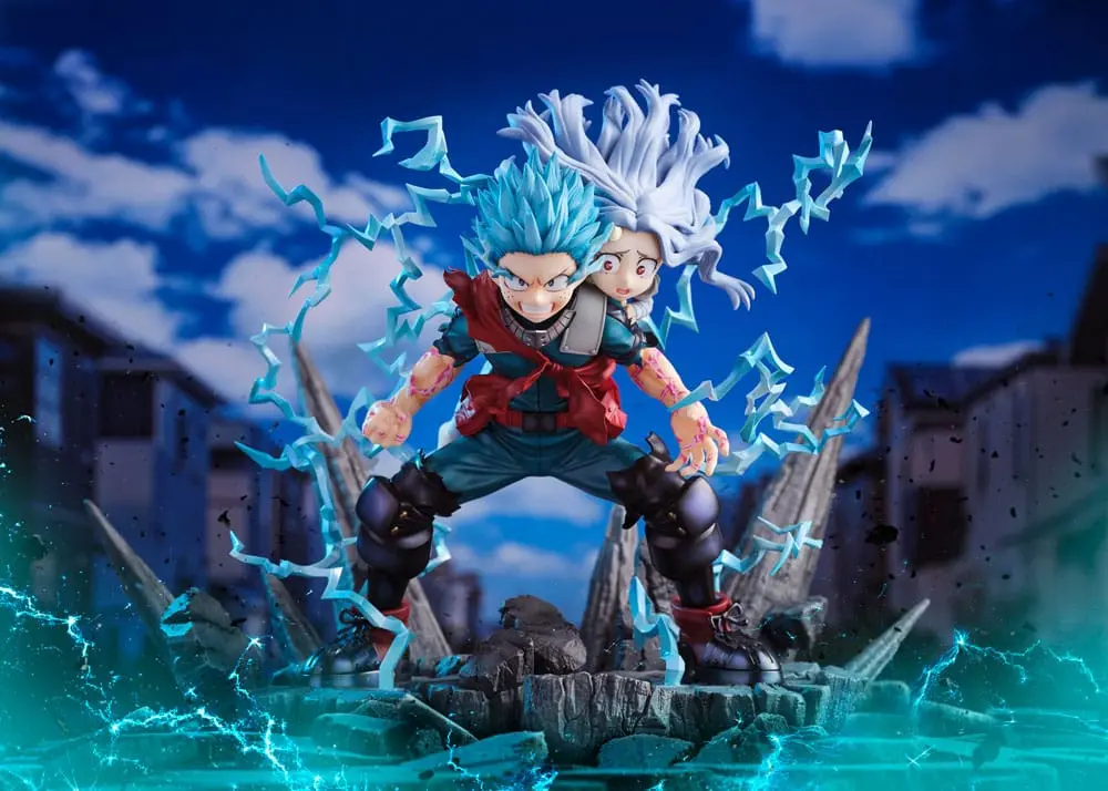 My Hero Academia Super Situation PVC Socha Izuku Midoriya & Eri 23 cm produktová fotografia