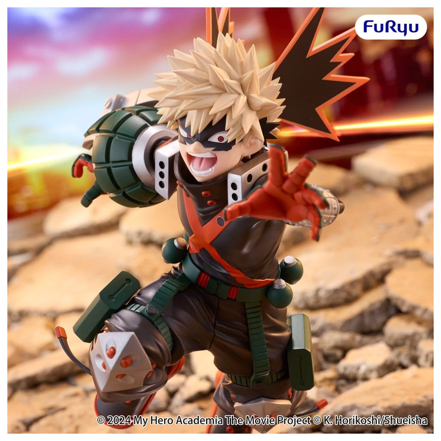 My Hero Academia: You're Next Muchute PVC figúrka Katsuki Bakugo 25 cm produktová fotografia