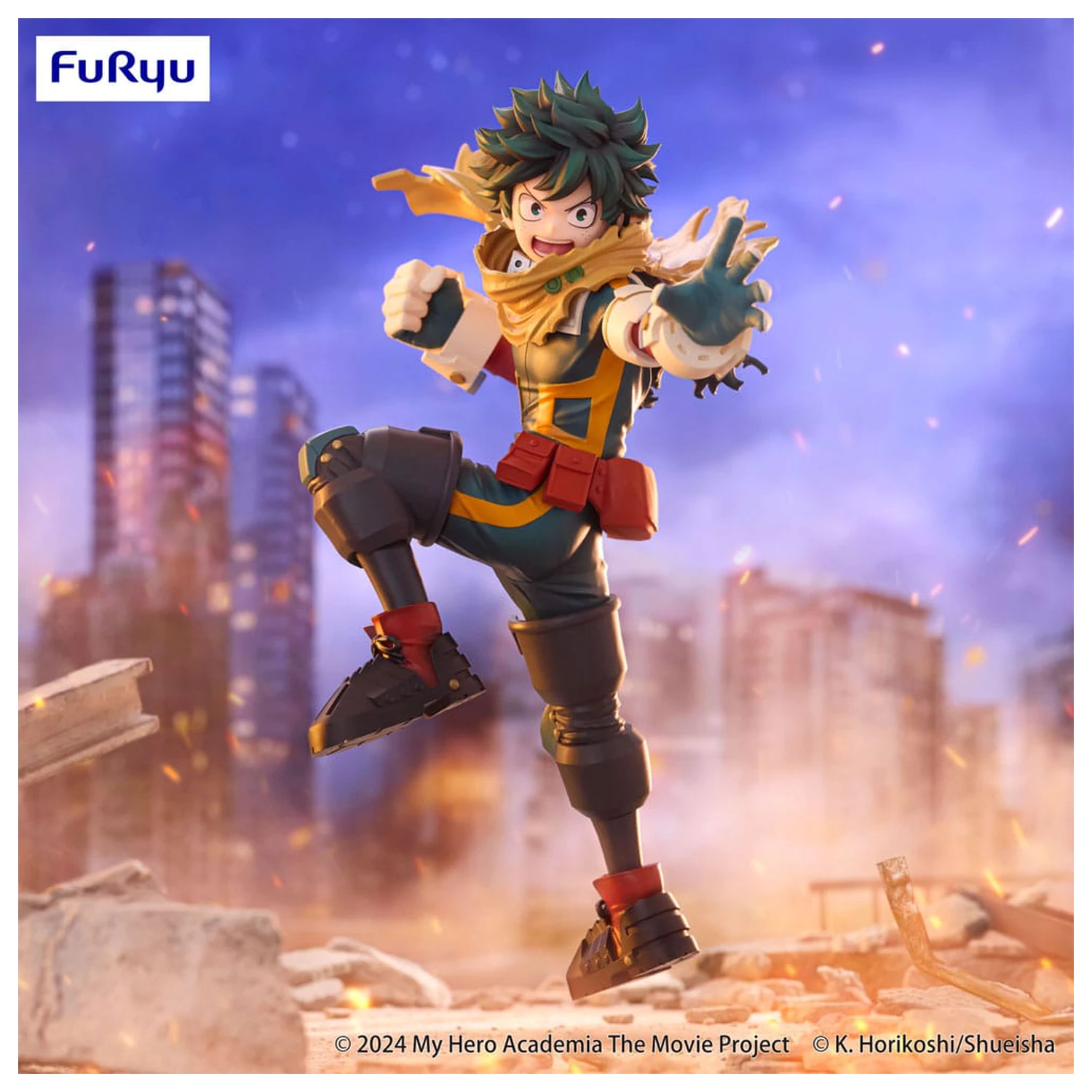 My Hero Academia: You're Next Trio-Try-iT PVC socha Izuku Midoriya 21 cm produktová fotografia