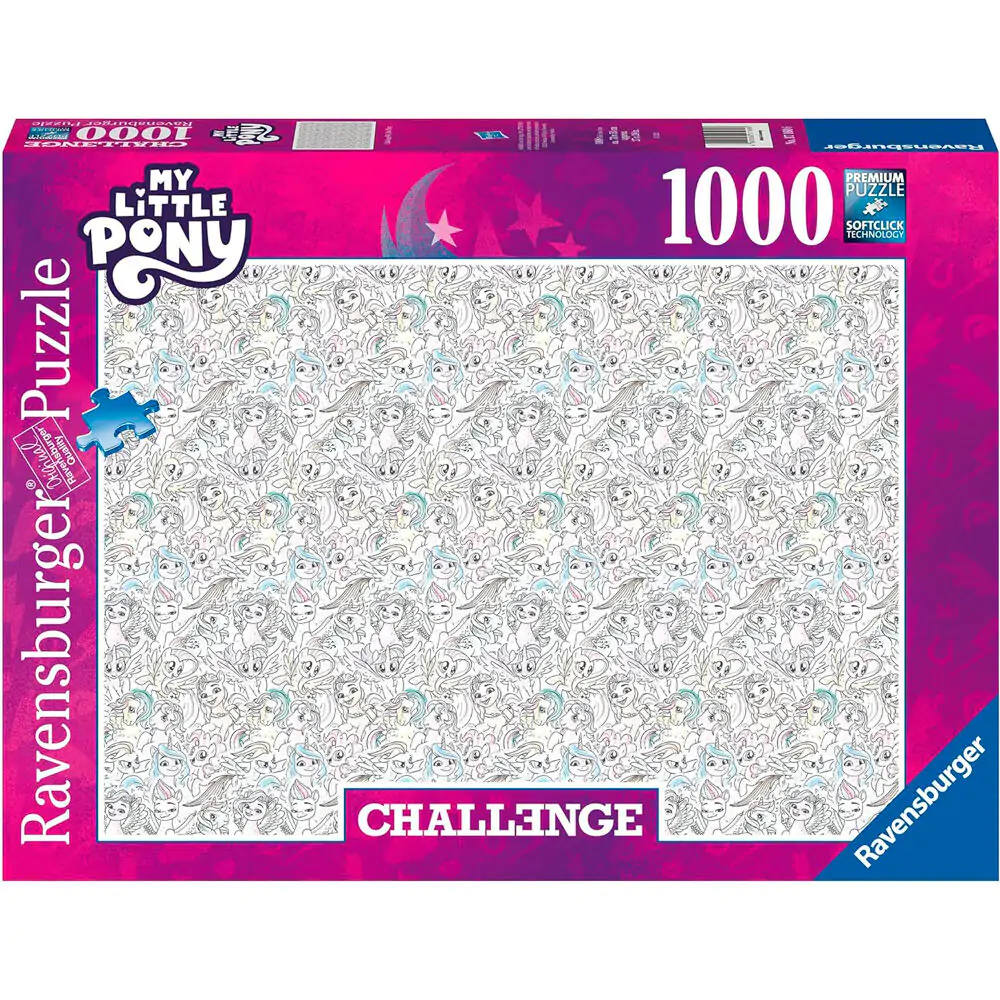 My Little Pony Challenge puzzle 1000 dielikov produktová fotografia