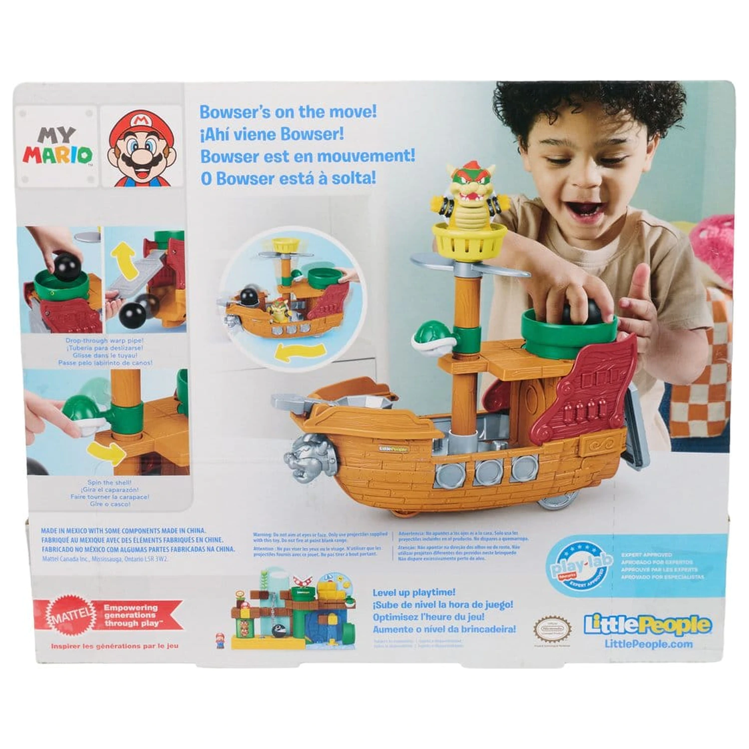 My Mario Little People Playset Bowserova vzducholoď produktová fotografia