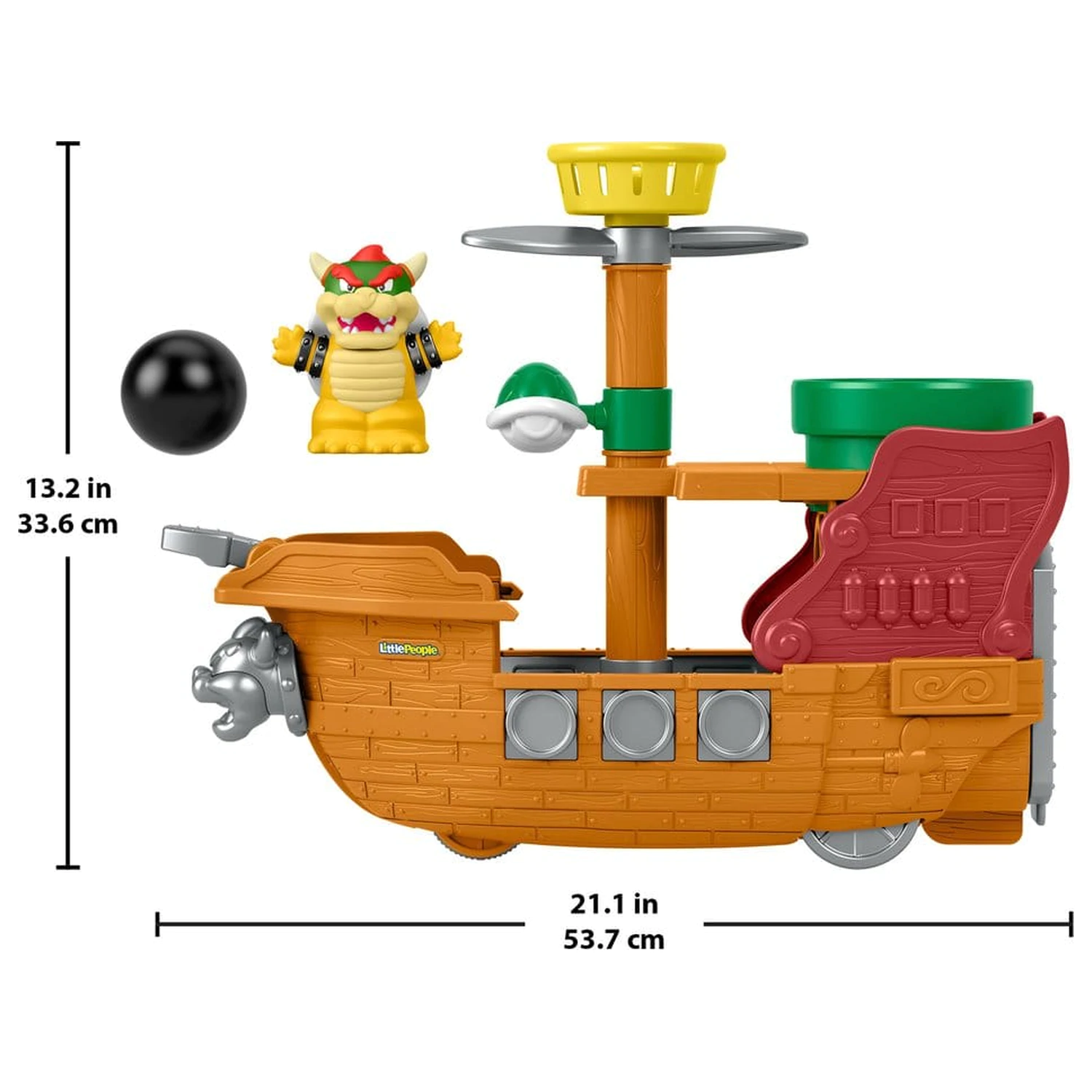 My Mario Little People Playset Bowserova vzducholoď produktová fotografia