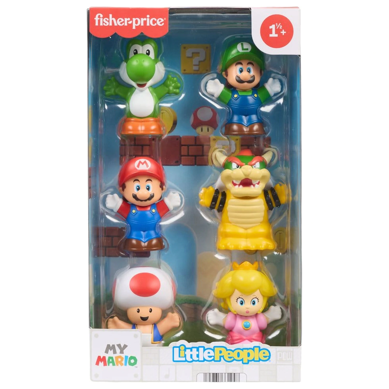 My Mario Little People Collector mini figúrka 6-balenie 7 cm produktová fotografia