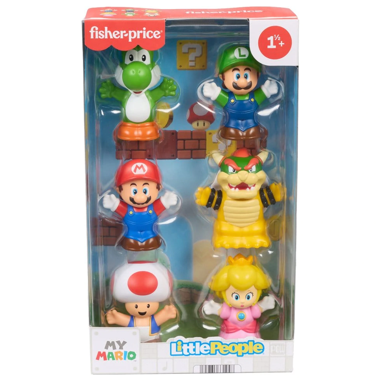 My Mario Little People Collector mini figúrka 6-balenie 7 cm produktová fotografia